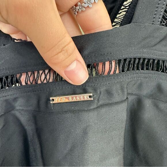 Ted Baker London Plunge One Piece Swimsuit - Picture 7 of 8